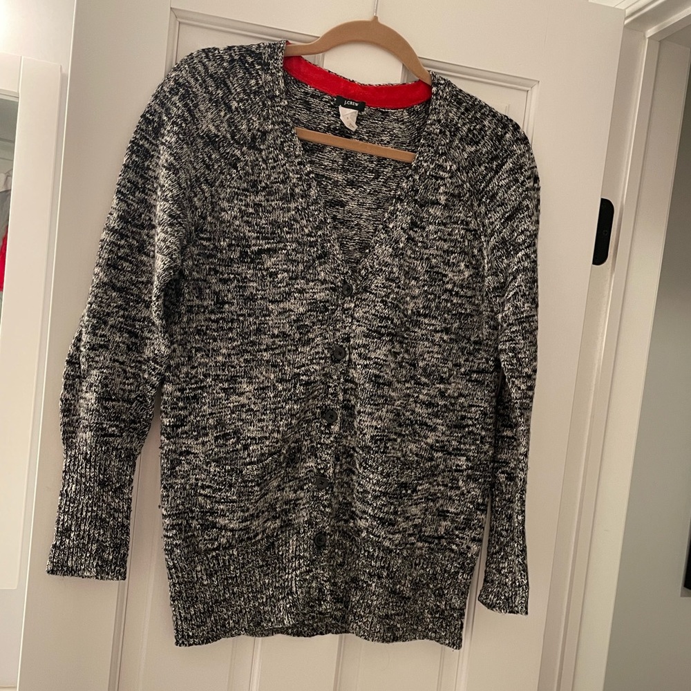 J.Crew sz Small marled wool cardigan 🍂🍁
